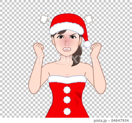 サンタコスプレをしている女性 サンタコスプレをしている女性 84647934