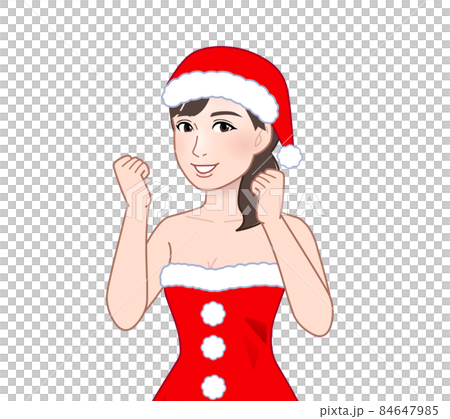Woman doing santa cosplay Woman doing santa cosplay 84647985