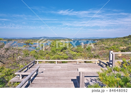 【伊勢志摩 岬の展望台】 三重県志摩市大王町船越 84648092