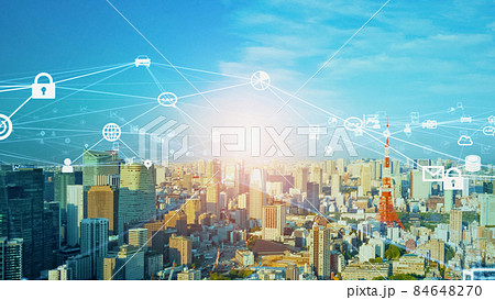 都市とネットワーク　スマートシティー  84648270