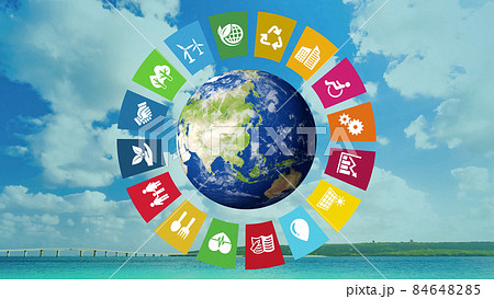 青空と環境イメージ　サステナブル　SDGs 84648285