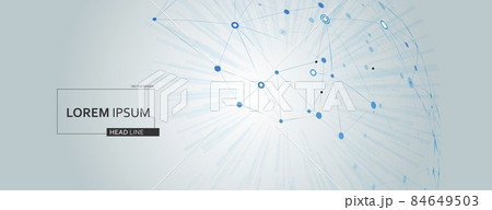 Modern connection illustration on light backdrop. Abstract graphic design template. Vector illustration template. Modern trendy vector art. Abstract vector background Modern connection illustration on light backdrop. Abstract graphic design template. Vector illustration template. Modern trendy vector art. Abstract vector background 84649503