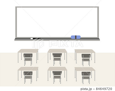 ホワイトボードの教室イラスト ホワイトボードの教室イラスト 84649720