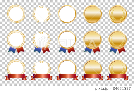 High-class ranking medal illustration set 2 84651557