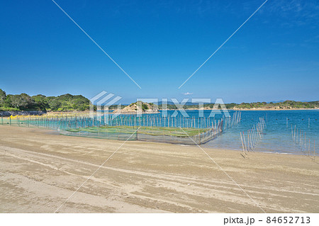 【次郎六郎海水浴場からの風景】 三重県志摩市大王町船越 84652713