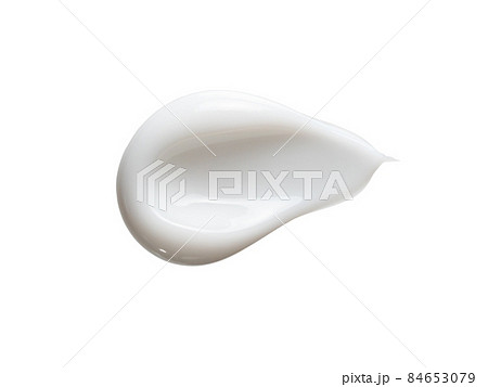 White cosmetic cream isolated on white background 84653079