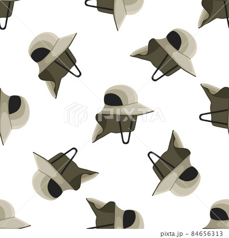 Illustration on theme colored pattern fishing hats Illustration on theme colored pattern fishing hats 84656313