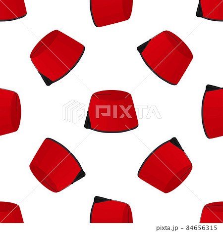 Illustration on theme pattern hats ottoman fez Illustration on theme pattern hats ottoman fez 84656315