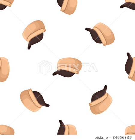 Illustration on theme colored pattern hats visor Illustration on theme colored pattern hats visor 84656339