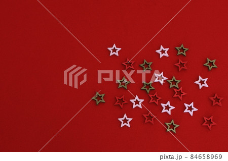 クリスマスカラーの星 クリスマスカラーの星 84658969