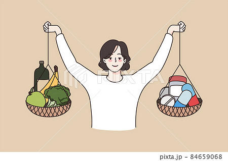 Healthy lifestyle and vitamins concept 84659068