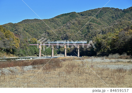 鉄道 私鉄::秩父鉄道 親鼻鉄橋(荒川橋梁) 鉄道 私鉄::秩父鉄道 親鼻鉄橋(荒川橋梁) 84659157