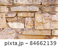 Old brick wall texture pattern. Vintage cement background material 84662139