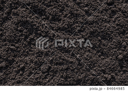 Soil texture background ,Black soil land for plant growth background. Top view Soil texture background ,Black soil land for plant growth background. Top view 84664985