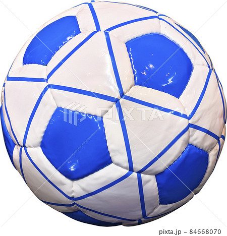 パラスポーツのブラインドサッカーで使用されるサッカーボールの切り抜き写真 の写真素材