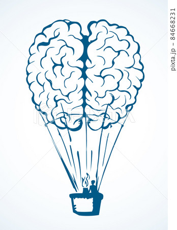 Brain. Vector drawing Brain. Vector drawing 84668231