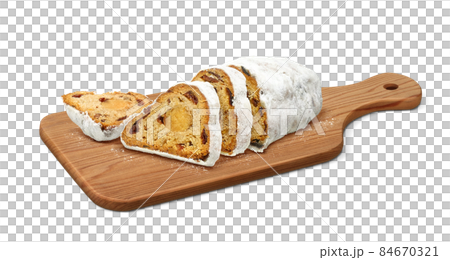 シュトーレン クリスマス イラスト リアル2 84670321