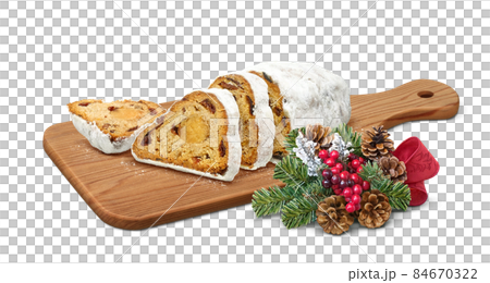 Stollen Christmas Illustration Real 1 84670322