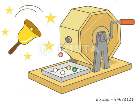 ガラポン抽選器のイラスト素材 ガラポン抽選器のイラスト素材