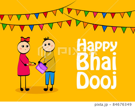 illustration of hindu festival bhai doojillustration of hindu festival bhai dooj illustration of hindu festival bhai doojillustration of hindu festival bhai dooj 84676349