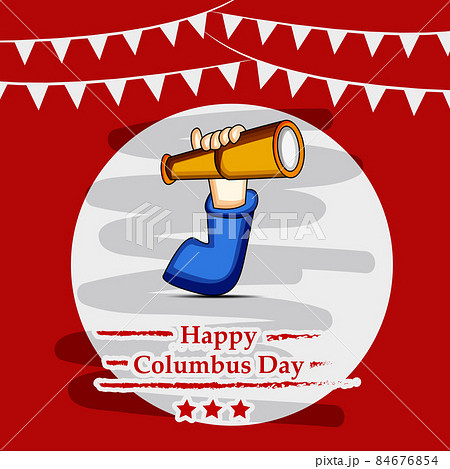 illustration of Columbus Day Background 84676854