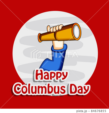 illustration of Columbus Day Background 84676855