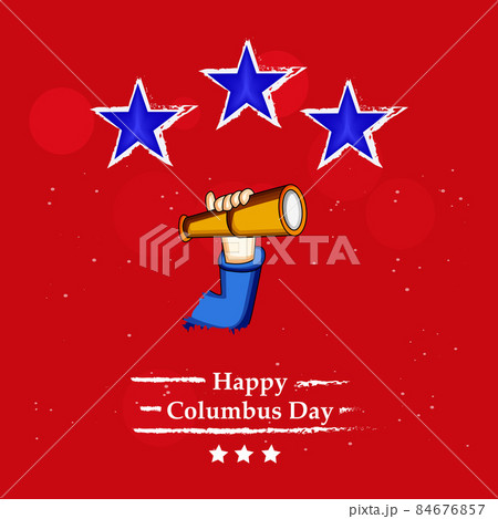 illustration of Columbus Day Background 84676857
