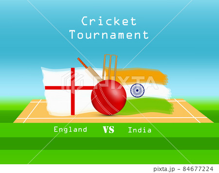 illustration of Cricket Sport Background illustration of Cricket Sport Background 84677224