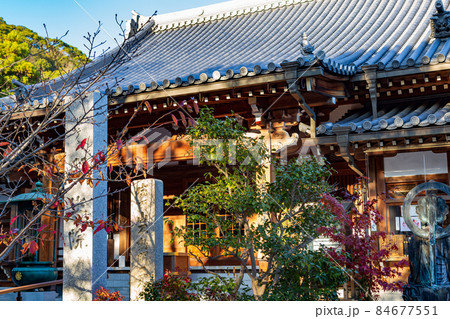 神戸・紅葉の須磨寺の蓮生院 神戸・紅葉の須磨寺の蓮生院 84677551