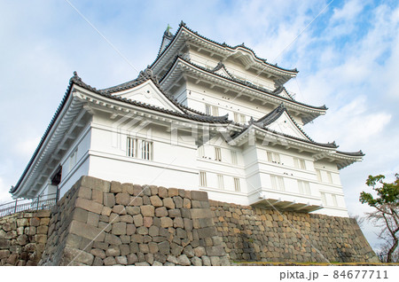 朝の小田原城天守閣 朝の小田原城天守閣 84677711