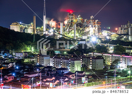 《福岡県》北九州の工場夜景・苅田町 84678652