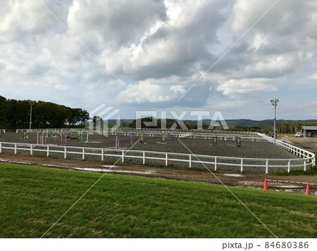 にいかっぷホロシリ乗馬クラブの馬場 84680386