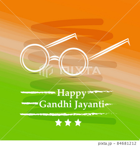 Gandhi Jayanti background - Stock Illustration [84681212] - PIXTA