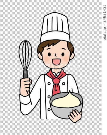 Male pastry chef - Stock Illustration [84681455] - PIXTA