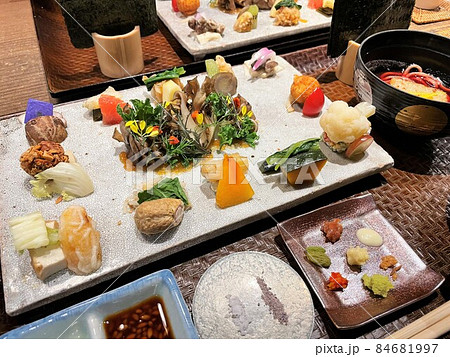 京料理 ランチプレート 手織り寿司 京料理 ランチプレート 手織り寿司 84681997
