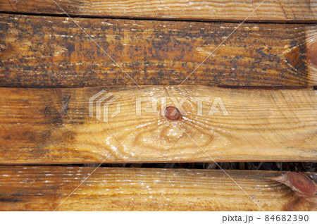 Top view of wooden brown textured surface Top view of wooden brown textured surface 84682390