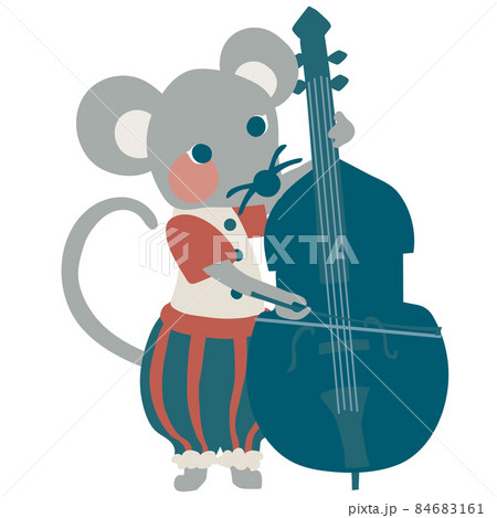 コントラバスとねずみ 84683161