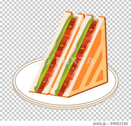 BLT Sand Triangle Hot - Stock Illustration [84683180] - PIXTA