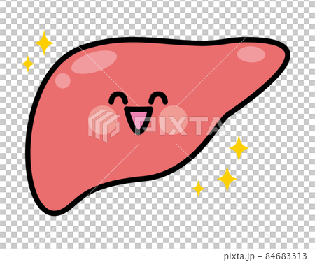 Liver character smile Liver character smile 84683313