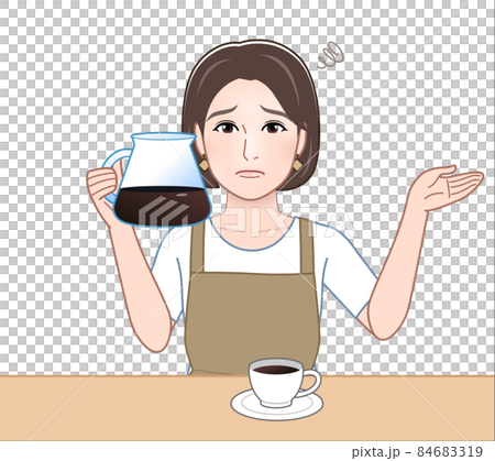 一個女人穿著圍裙 84683319
