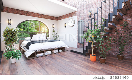 modern bedroom interior. modern bedroom interior. 84685440