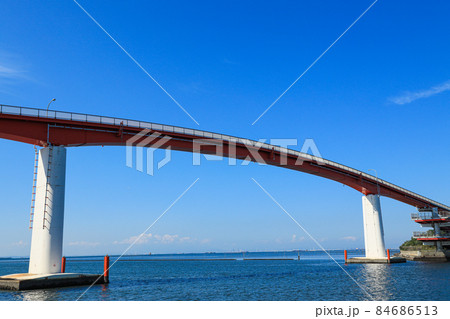 【千葉県木更津市】中の島大橋の風景 【千葉県木更津市】中の島大橋の風景 84686513