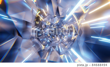 3D illustration Background for advertising and wallpaper in sci fi and technology innovation scene. 3D rendering in decorative concept. 84688494