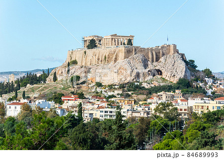 View of Athens, Greece, with Acropolis 84689993