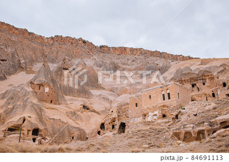Ancient cave formations. Selime Monastery in Cappadocia 84691113
