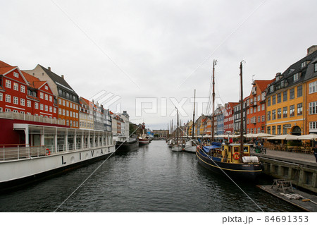 デンマーク　コペンハーゲン　コペンハーゲンの街並み 84691353