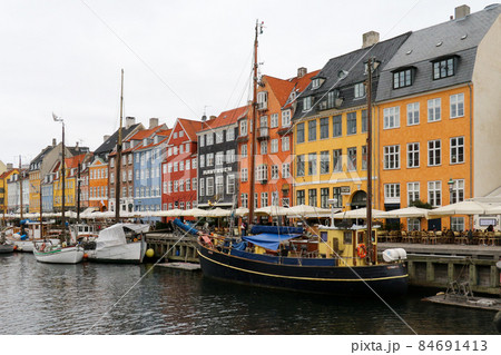 デンマーク　コペンハーゲン　コペンハーゲンの街並み 84691413