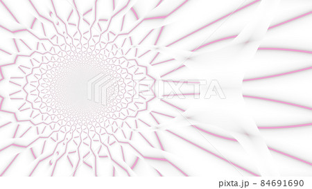 CGライン　ジオメトリックライン背景素材 84691690