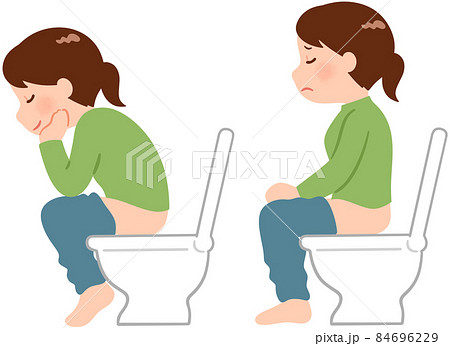 排便時の姿勢(女性) 84696229