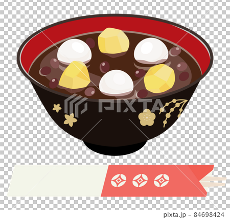 栗入り白玉ぜんざい 栗入り白玉ぜんざい 84698424